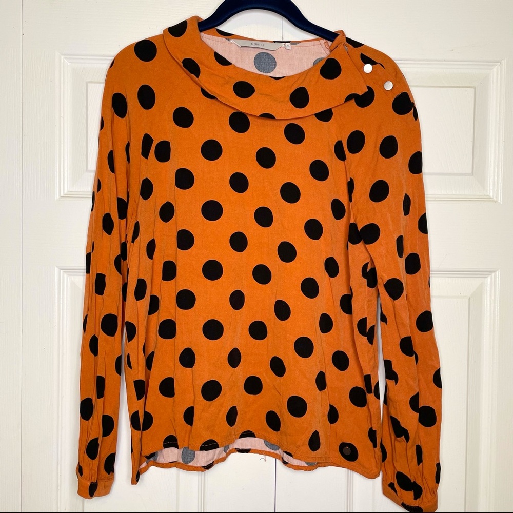 Anthropologie Polka Dot Nümph Shirt - M